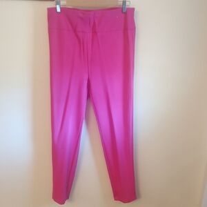 Scarlett Hot Pink Cropped Ankle Pants
